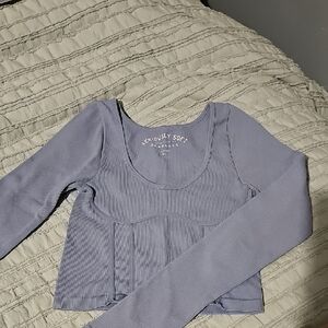 Aeropostale Soft Purple Long Sleeve Tee